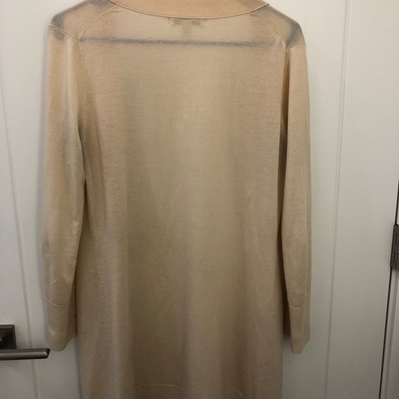 Light yellow banana republic cardigan - Picture 5 of 8